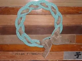 Rope Wreath 16" Recycled Rope