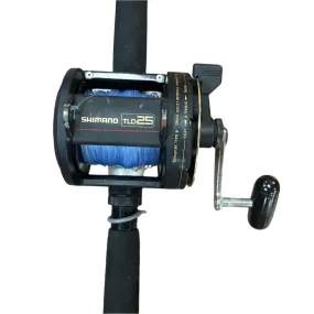 Shimano TLD25 Reel with Captain's Choice CC5635 Fishing Rod Combo