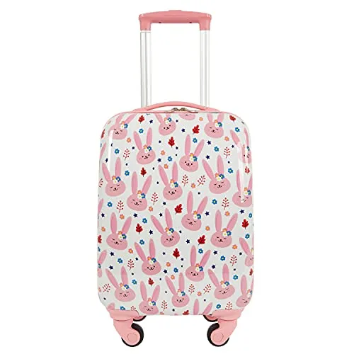 Travelers Club Kids' 5 Piece Luggage Travel Set, Bunny