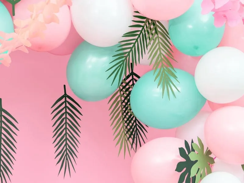 Tropical Leaves Party Garland - 1.25m