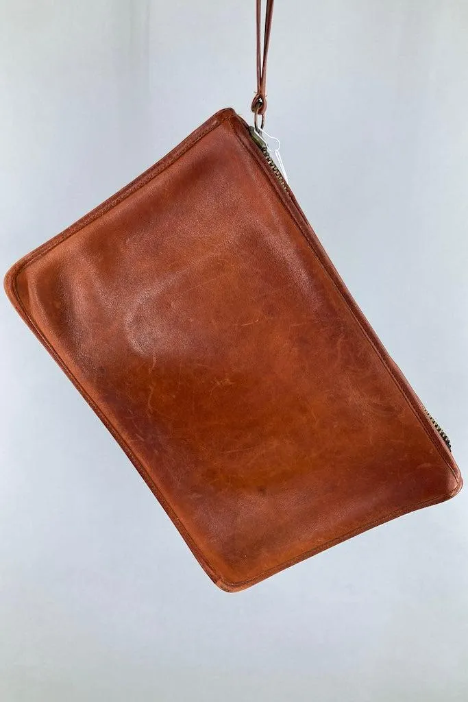 Vintage 1970s Coach Large Slim Clutch Bag