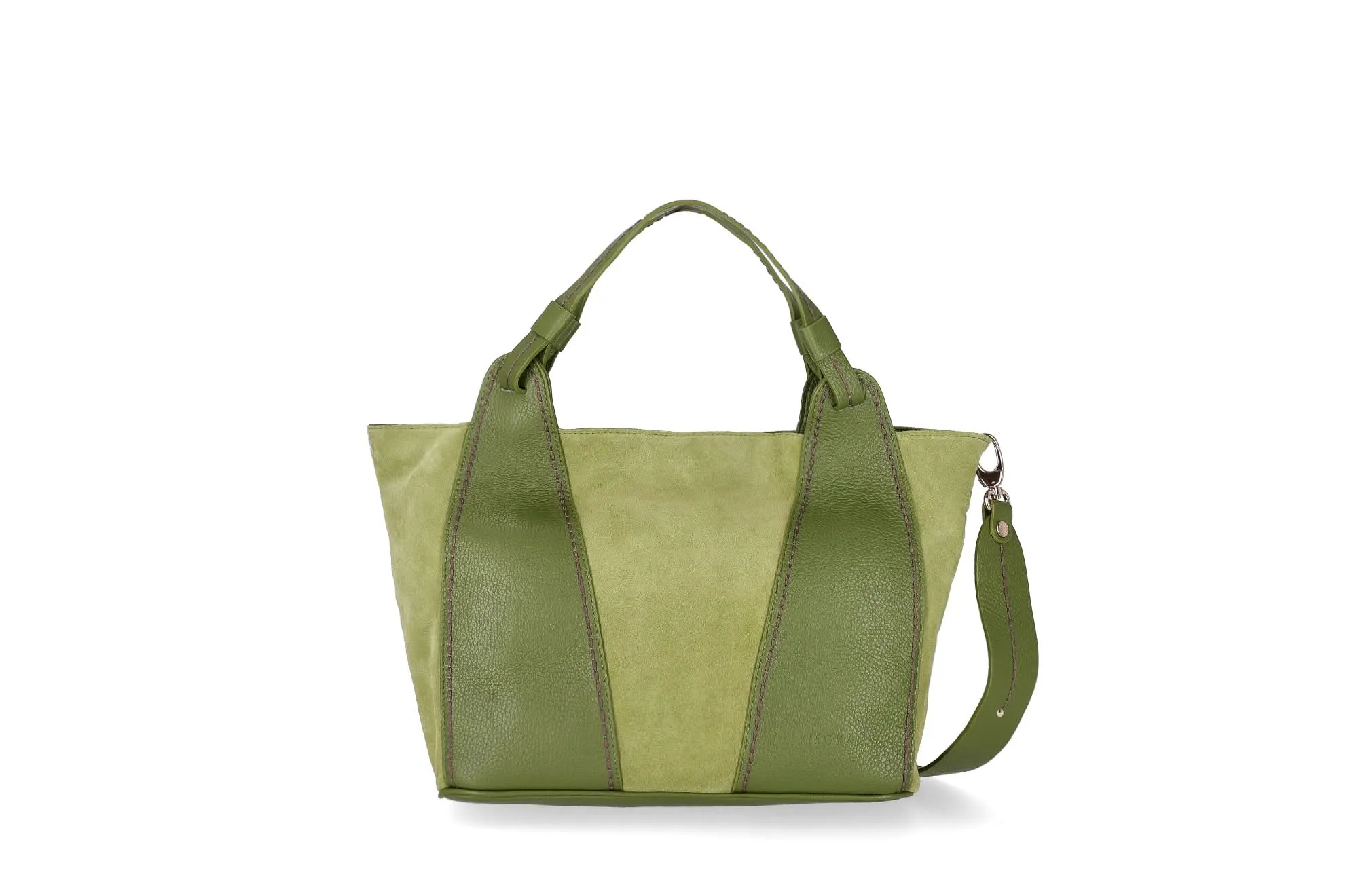Visona' Suede Eleganza Shoulder Bag