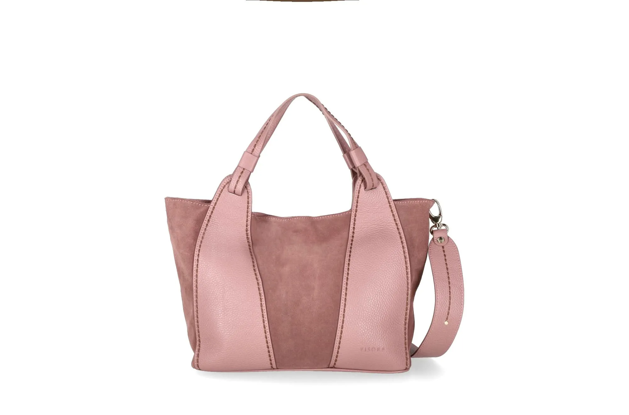 Visona' Suede Eleganza Shoulder Bag