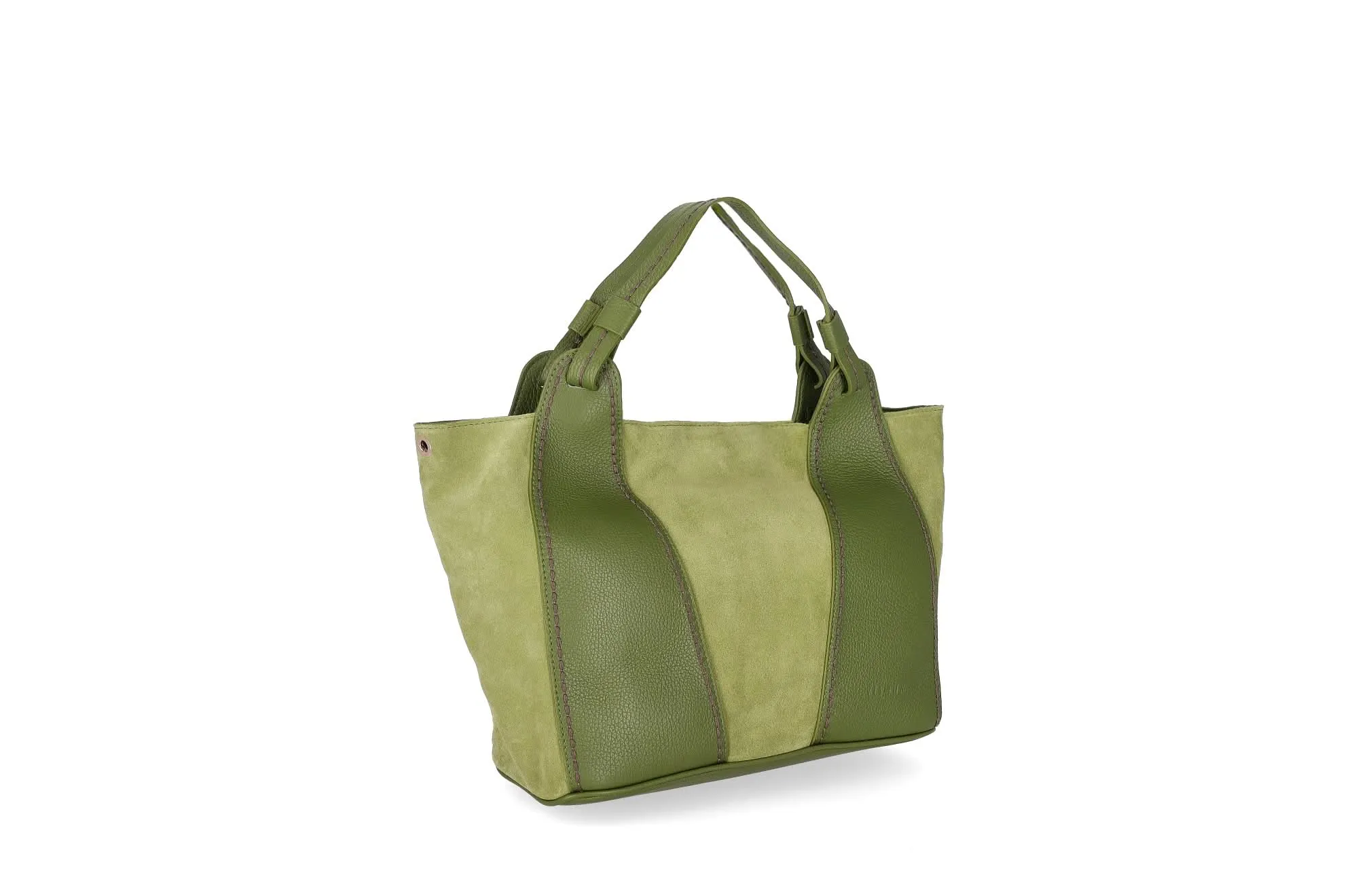 Visona' Suede Eleganza Shoulder Bag