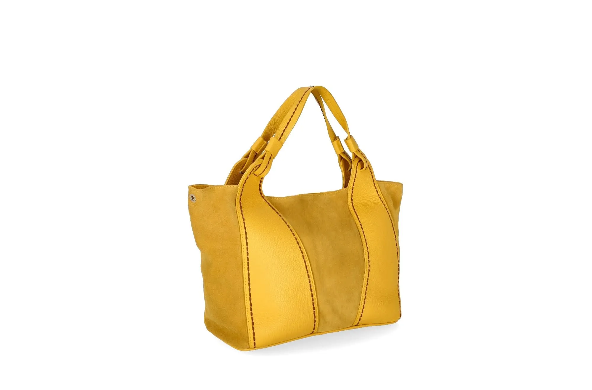 Visona' Suede Eleganza Shoulder Bag