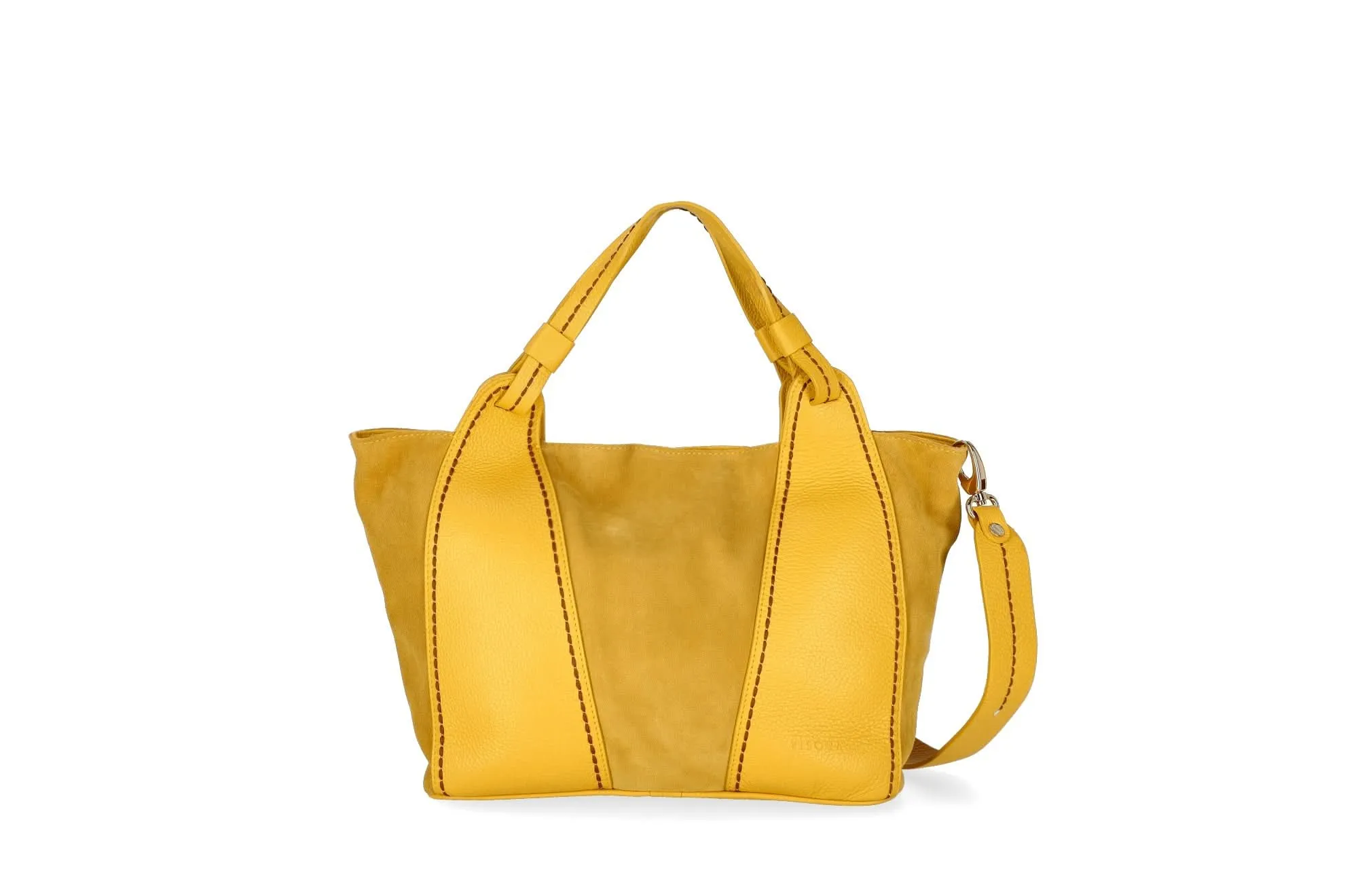 Visona' Suede Eleganza Shoulder Bag